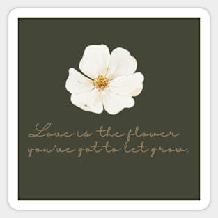 Flower quote Sticker